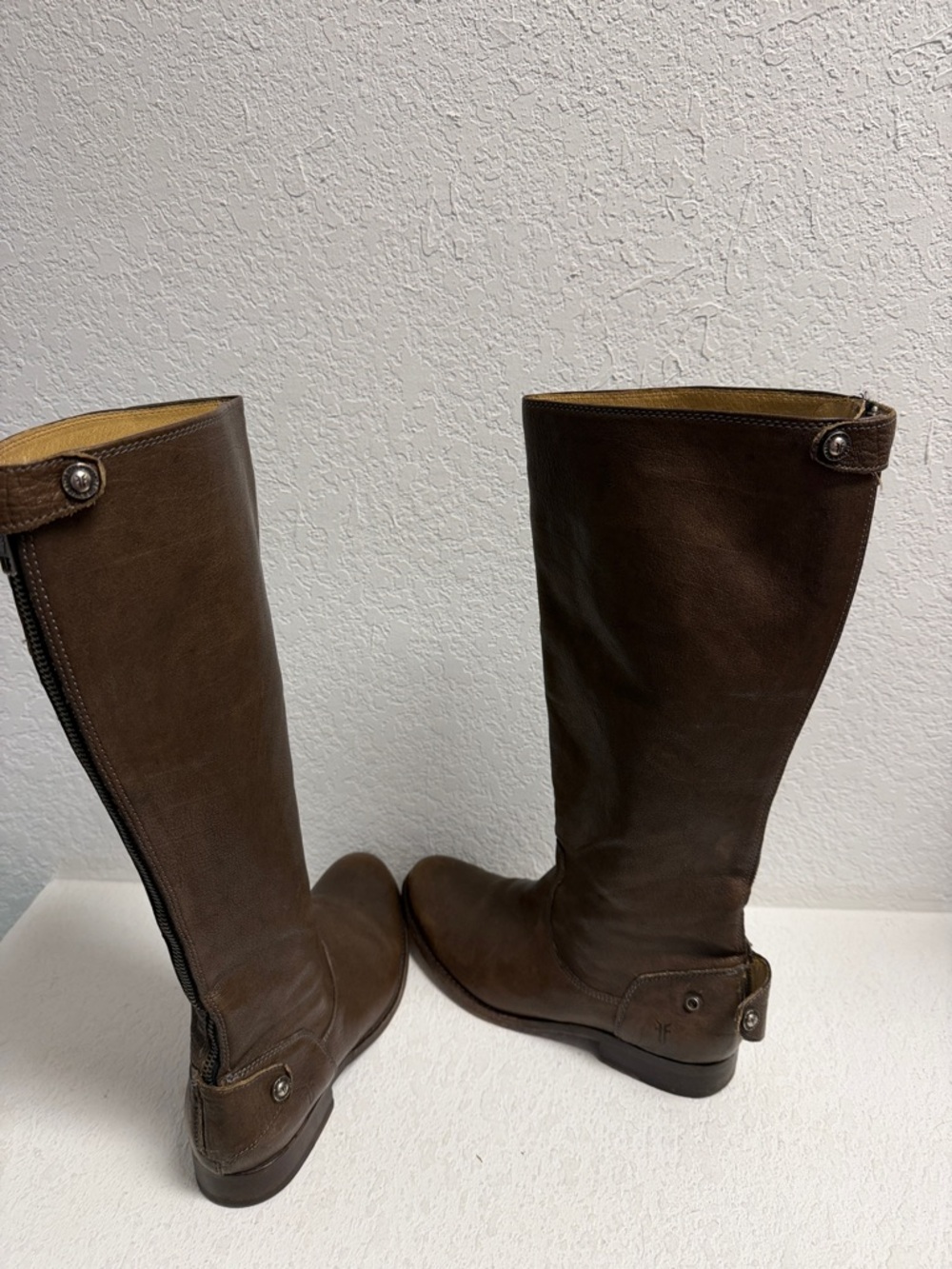 Frye Brown Leather Over-the-Knee Riding Boots 8.5 Woman’s - Picture 9 of 10
